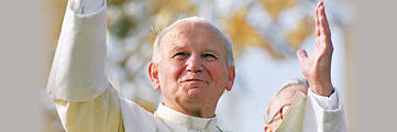Relikwie Błogosławionego Jana Pawła II w Głojscach